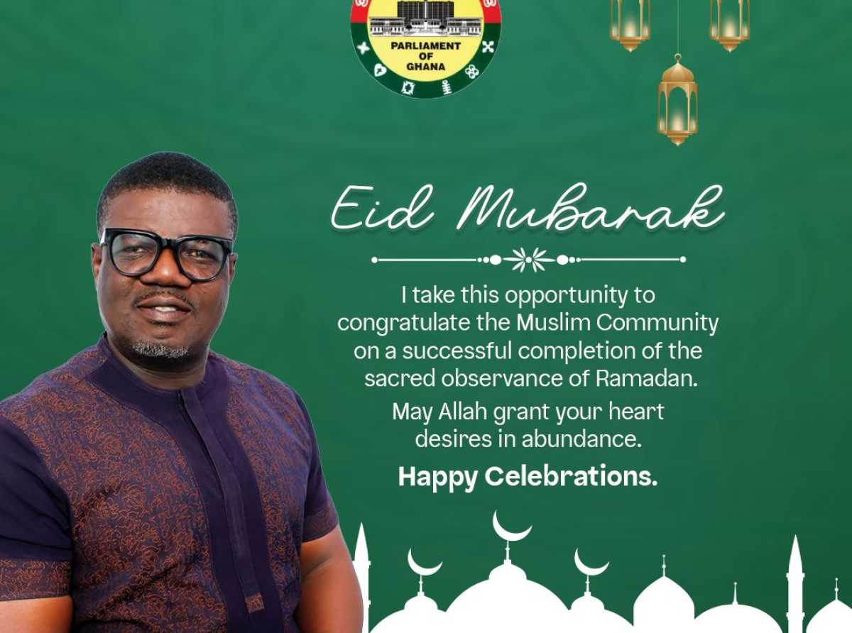 Hon. Dafeamekpor Supports Muslim colleagues in the South Dayi Constituency. 